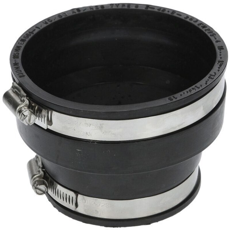 Le Sanitaire - Crassus manchon adaptateur cac 1155 100-115 sur 75-90 mm, EPDM/V2A