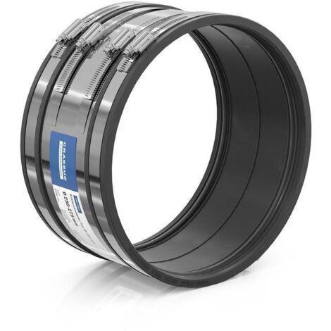 Crassus Schlauchadapter CSC 275 Typ 2B (250-275mm),bis 2,5 bar,L:150mm,EPDM/V2A