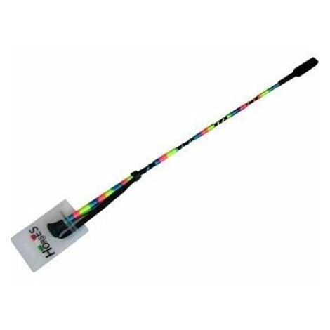 Cravache d'équitation en nylon modèle Multicolor