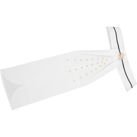 Cravate d'équitation en coton peigné pour cavaliers adultes - Accessoire durable pour monte