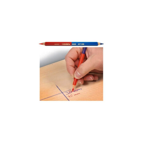 Crayon Bicolore Geant - 3 Crayons Longueur 175 Mm