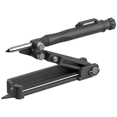 Crayon construction alliage alu à trou profond, outil traçage multifonction pour bois et bricolage, mesure et traçage