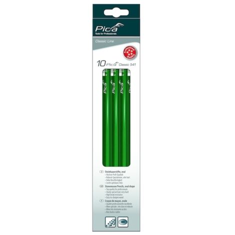 Crayon de maçon vert - 30 cm boîte de 10 - PICA MARKER