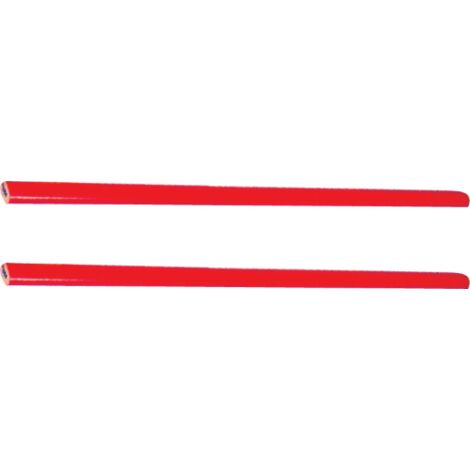 crayon de menuisier 25 cm crayon graphite bois rouge maA on menuisier