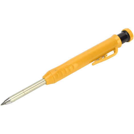 Crayon de menuisier mécanique avec taille-crayon pour marquage sur métal et plastique