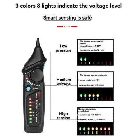 Crayon de test intelligent professionnel détecteur de tension sans contact