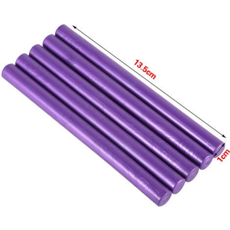 Crayons à Cacheter Pour Enveloppes - 5 Sticks de Wax de Collection Vintage pour Invitations Mariage (Pourple)