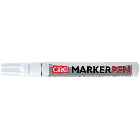 CRC 20395-AA Permanentmarker MARKERPEN weiß Strichbreite 1-4,5 mm Schreibspitze