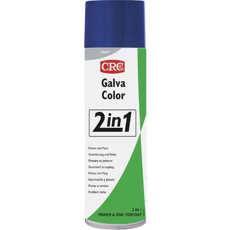 Peinture anti-corrosion GALVACOLOR avec double effet bleu signalisation RAL 5005 CRC GALVACOLOR 32079-AA 500 ml S229591