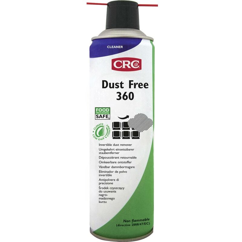 Spray d'air comprimé CRC 33158-AA dust free 360 non combustible 125 ml V790652
