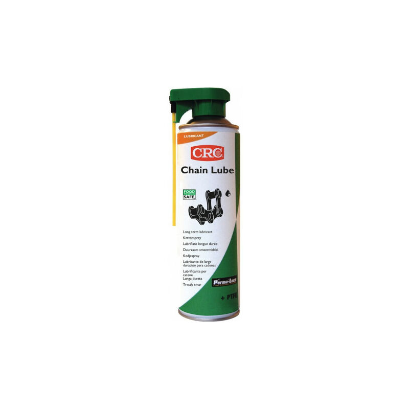 Spray lubrifiant pour chaînes chain lube brunâtre nsf H1 500 ml bombe aérosol CRC Par 12)