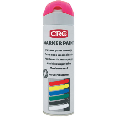 CRC - Evidenziatore spray MARKER PAINT, 500 ml, Vernice per
