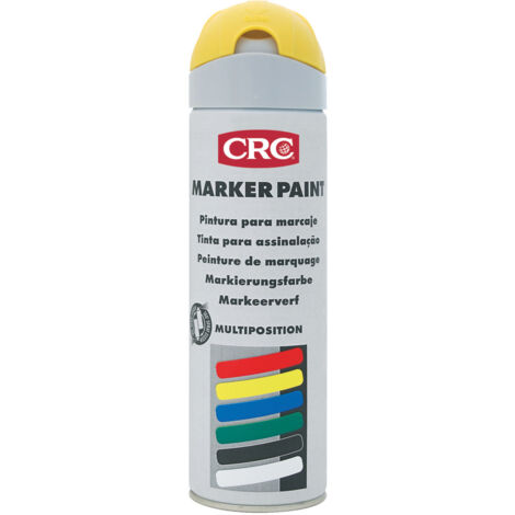 CRC - Evidenziatore spray MARKER PAINT, 500 ml, Vernice per