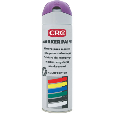 CRC - Evidenziatore spray MARKER PAINT, 500 ml, Vernice per