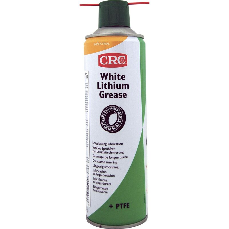 White lithium grease Graisse en spray blanche avec ptfe 500 ml S940431 - CRC