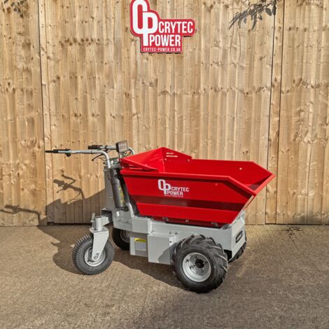 CRD50-E Fully Electric 500kg Hydraulic Tip Power Barrow