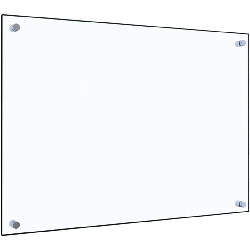 Crédence Cuisine Fond de hotte - Dosseret de cuisine Transparent 70 x 50 cm Verre trempé BV848339 - Transparent