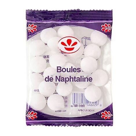 CREA 10 paquets de boules à mites blanches vêtements non toxiques et placard de purification d'air