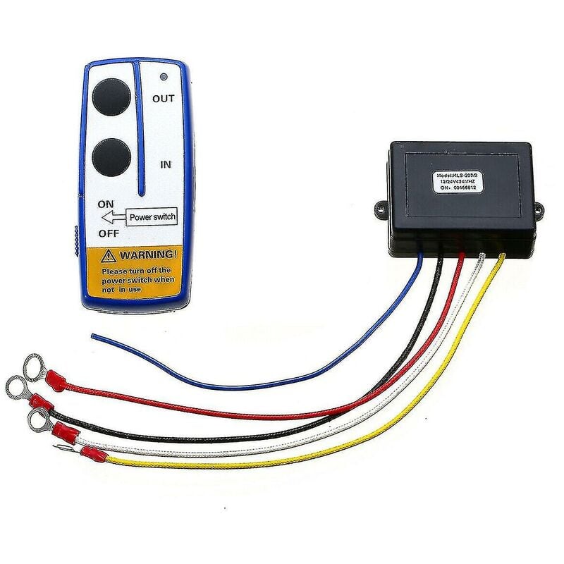 Crea - 12v Wireless Recovery Winch Remote Control Switch Handset For Jeep Atv Suv Utv