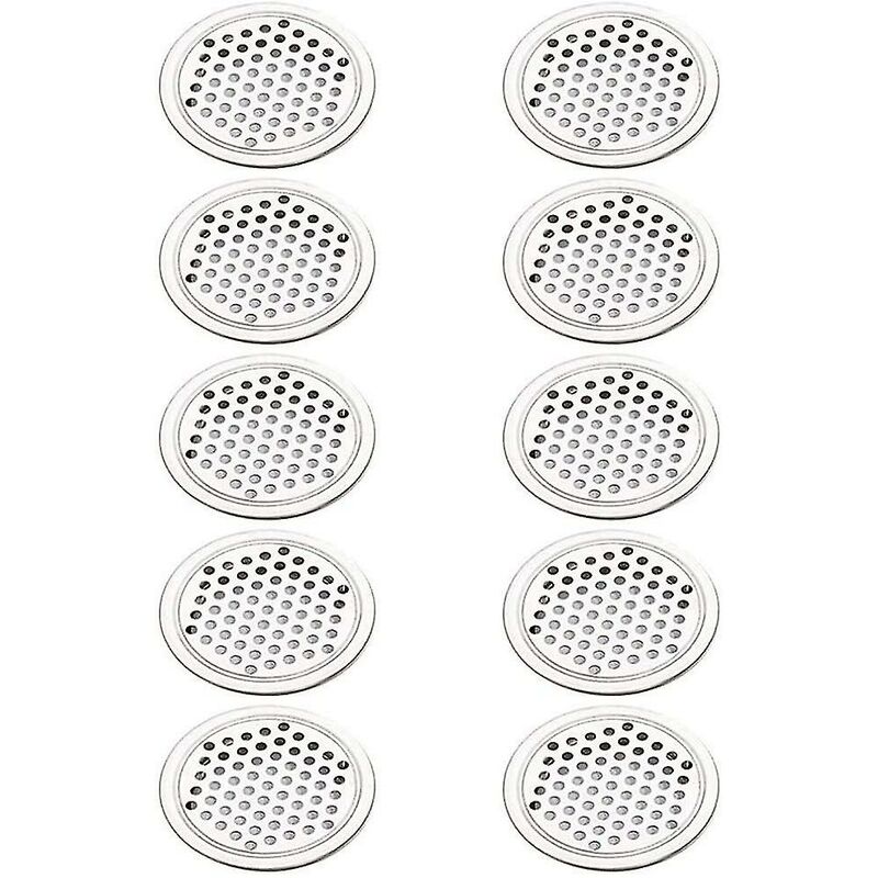 CREA 20 Pieces Round Stainless Steel Air Vent Grille Ventilation Grill Cover Circle