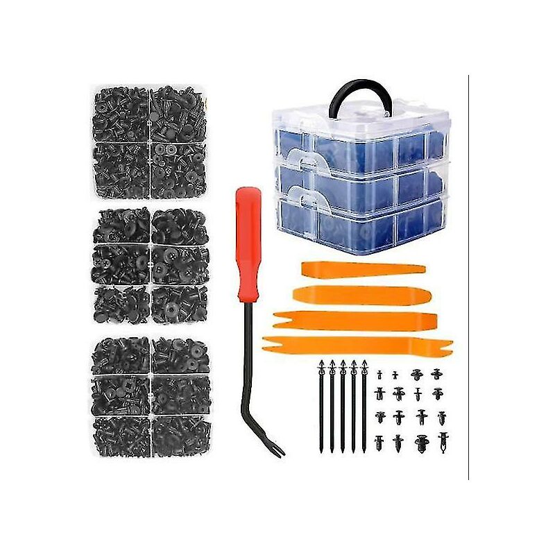 620 Pcs Plastic Rivet Clips, Plastic Rivet Protector Fastener For Car Protection - Crea