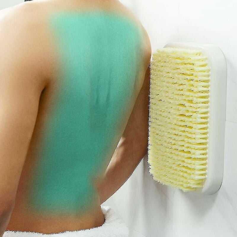 Crea - Back Scrubber For Shower Wall Shower Brush Hands-free Exfoliating For Deep Clean