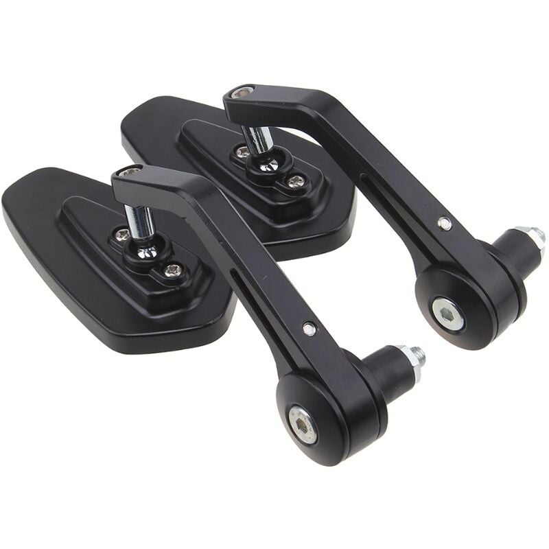 Bar End Rétroviseur Café Racer Moto Rétroviseurs Moteur Guidon Fin Miroir - Crea
