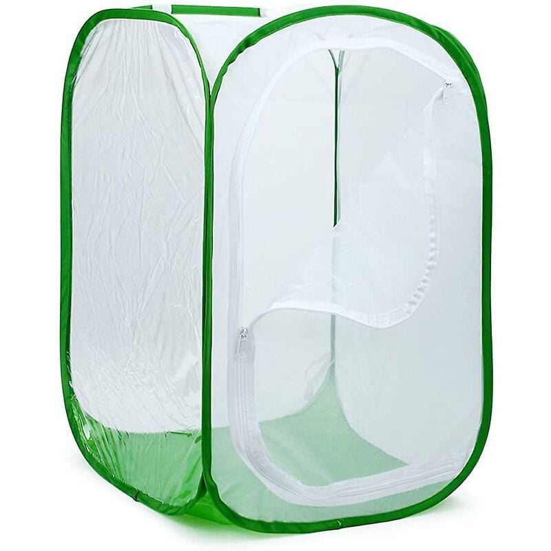 Crea - Big Large Foldable Butterfly Habitat Cage Terrarium, Insect And Butterfly Net For Breeding Inserts