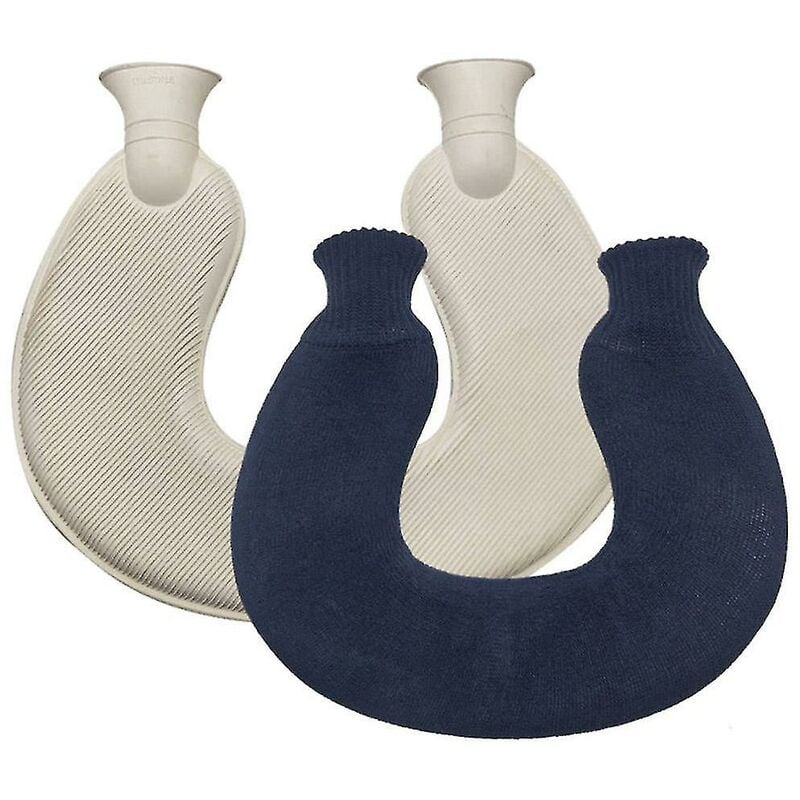 Bouillotte en forme de u pour le cou et les épaules, chauffe-eau en caoutchouc - Crea