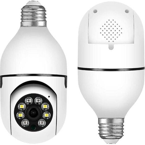 BC-785WM Ampoule Teintée Caméra Espion IP WIFI HD 720P Micro SD jusqu'à 32  Go 1280x720 Détection Infrarouge Lumière LED Blanche