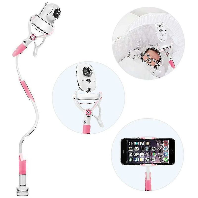 Crea - Support de caméra support universel pour moniteur de bébé, support de téléphone portable, compatible avec le moniteur Hello Baby Philips Avent
