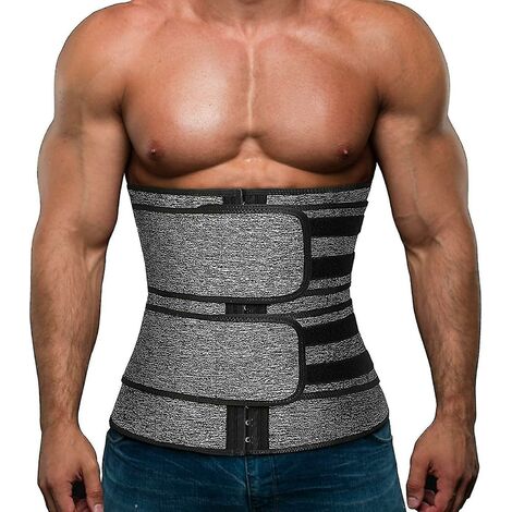 CREA Ceinture d'entraînement pour hommes pour fitness brûleur de graisse Xlarge Noir