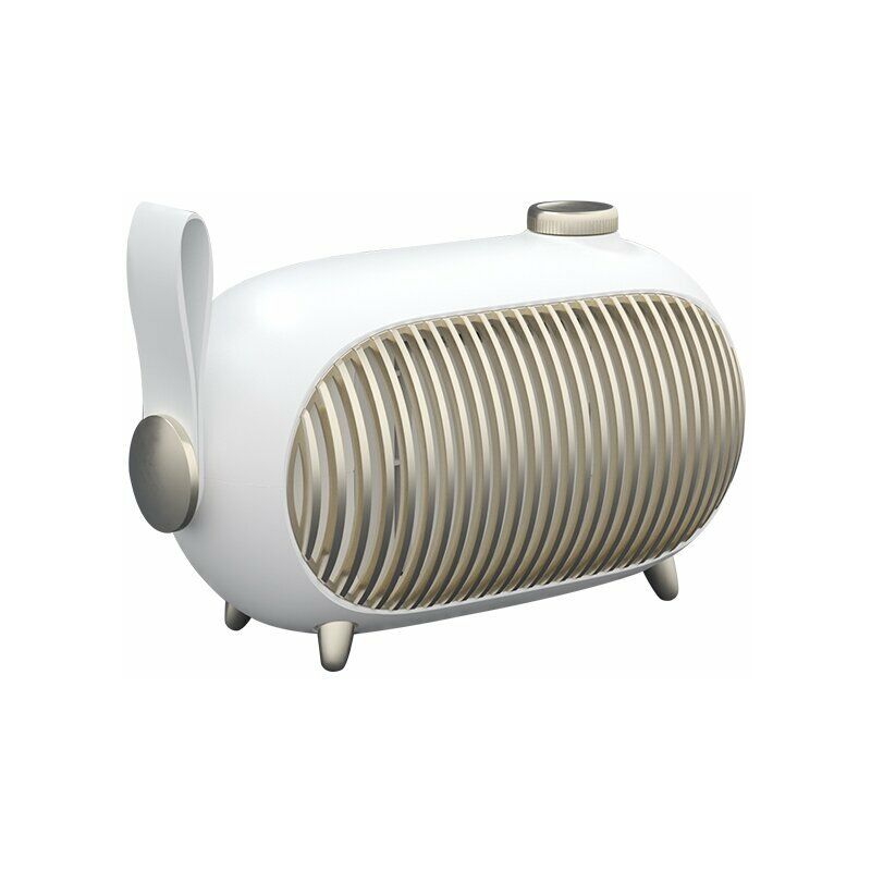 Chauffage soufflant, mini radiateur soufflant en céramique 500 W/1000 w avec 3 réglages de chauffage rapide, chauffage électrique avec thermostat et
