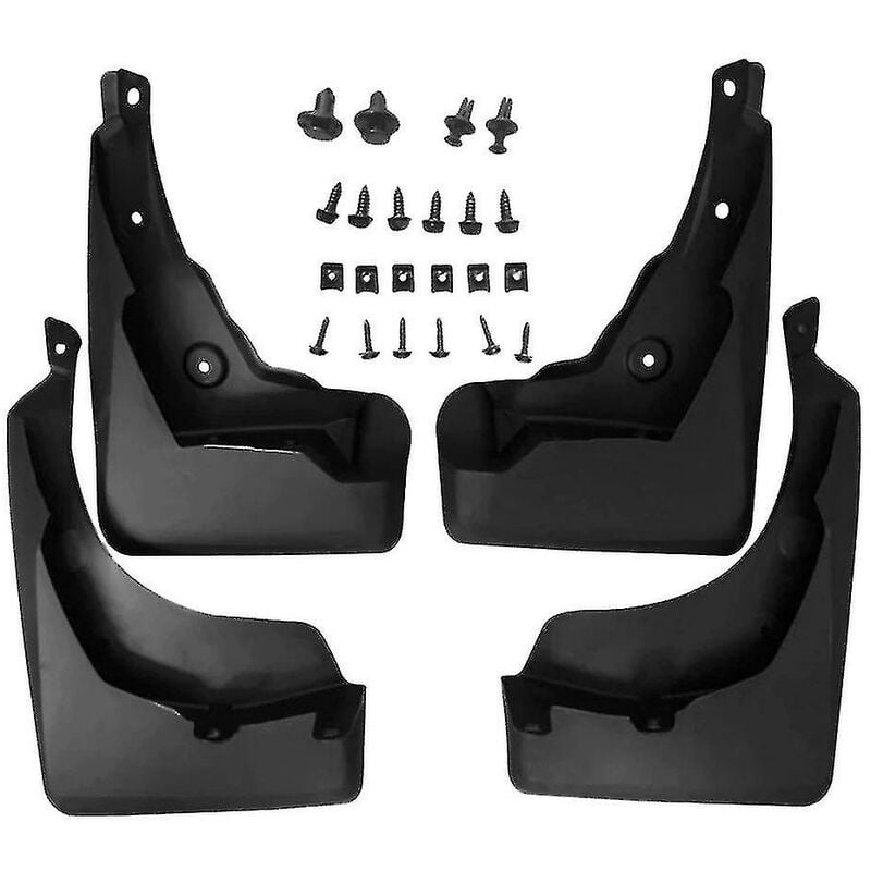 CREA Compatible avec Toyota Rav4 2019-2022 (ensemble de 4 pièces) garde-boue avant et arrière