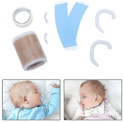 Crea – Correcteur esthétique d'oreille de bébé en silicone – Patch respirant pour oreilles saillantes – Ajustable et facile à utiliser