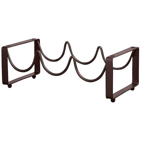 CREA Creative Vintage Wire Wine Rack Wine Display Rack Storage Bottles Rack Stand Home Accessory Holds 3 Bottles