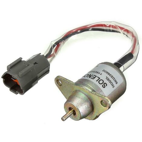 CREA Diesel Fuel Shut Off Stop Solenoid 11923377932 For Yanmar John Deere Tractor