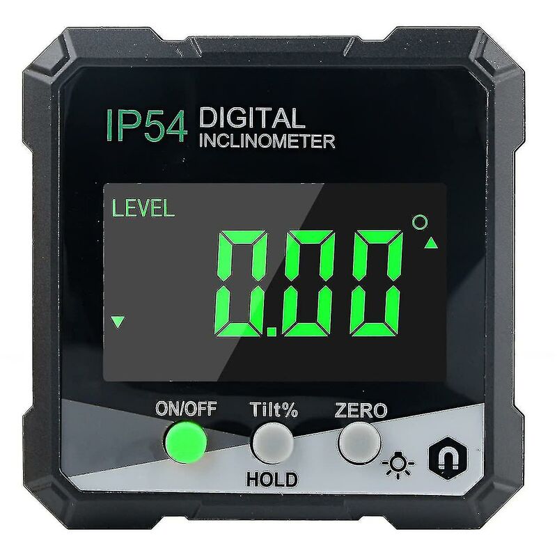 Crea - Digital Angle Finder, Protractor/angle Gauge With Lcd, Inclinometer With Magnet, Digital Angle Measurement