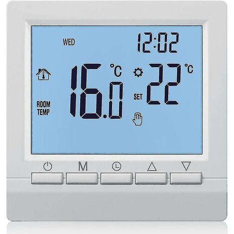 CREA Digital Gas Boiler Thermostat 3a Weekly Programmable Room Temperature Controller