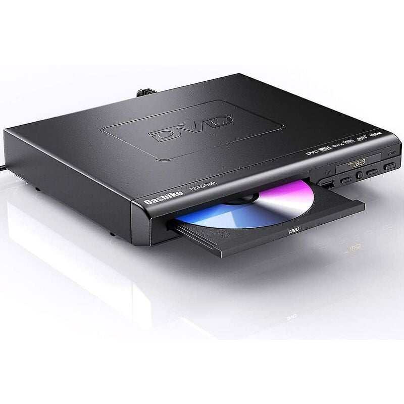 Crea - Dvd Player For Tv, Hd Dvd Player With Hdmi & Av Cable For Projector, 1080p Full Hd Cd Player, Disc Player For Video & Media Cd - All Region