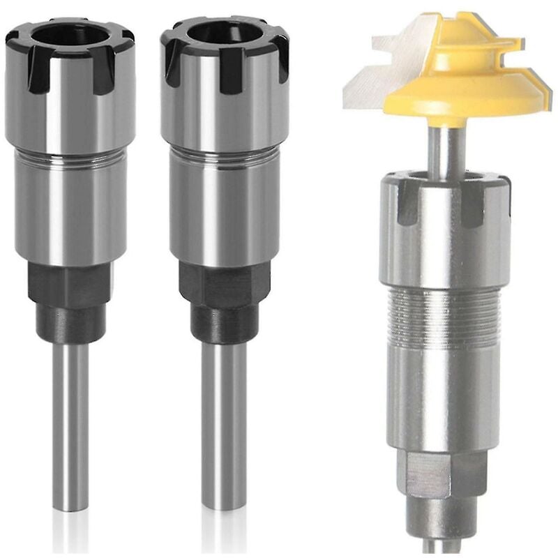 Crea - Er16 8mm Router Collet Extension Chuck Rod Engraving Machine Milling Cutter Adapter Chuck Z44506
