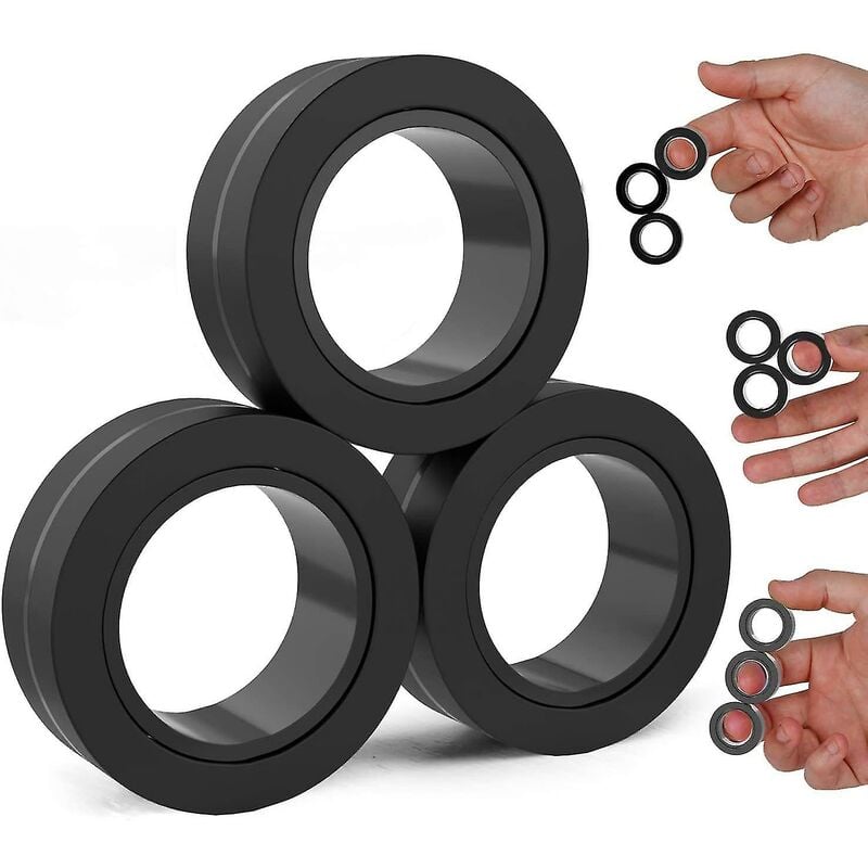 CREA Fidget Toys - Fidget Rings Fidget Magnets Toy