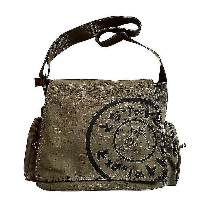 Crea - High Quality My Neighbor Totoro Canvas Shoulder Bags Large Satchels Leisure Messenger Crossbody Bag