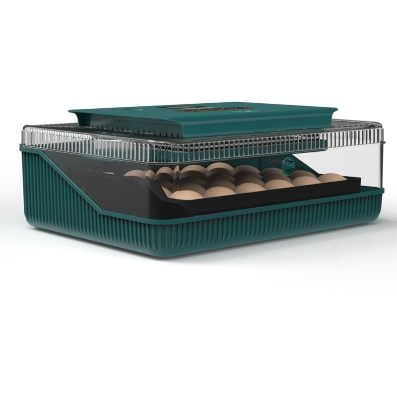 Crea - Incubateur automatique d'œufs 4-25 œufs, incubateur automatique d'œufs, retournement automatique des œufs et surveillance de l'humidité,