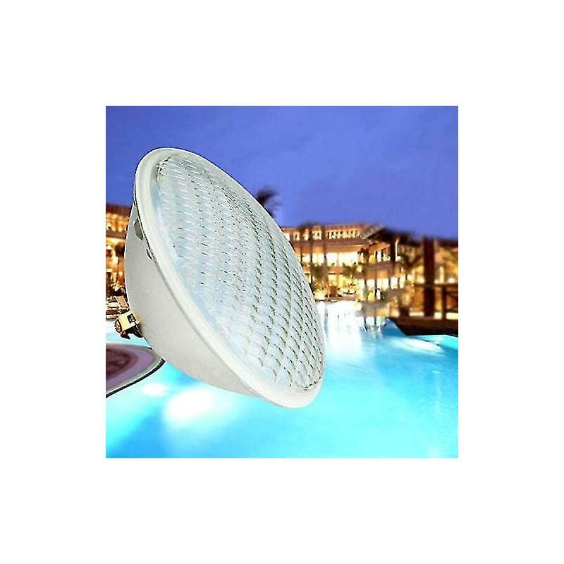 Led Pool Lights, 36w Par 56 Swimming Pool Lighting, Waterproof Warm Light For Outdoor Indoor Swimming Pool Pond [dc/ac 12v] - Crea