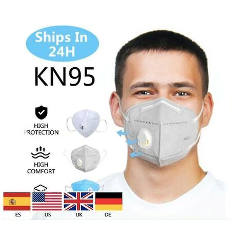 Crea – Masque de protection N95 10 pièces – Filtration 95% – 5 couches – Anti-infection – Respirateur FFP2 PM2.5