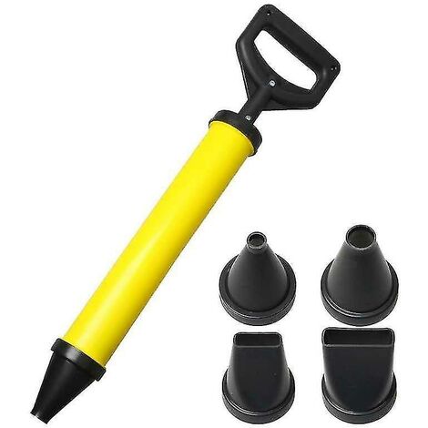 CREA Mortar Syringe, Grout Gun For Mortar, Hand Mortar Pump With Accessory Mortar Press, Mortar Syringe W