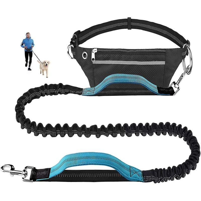 Crea - Pet Room Jogging Leash Dogs For Running Jogging Hiking. Dog Jogging Leash With Waist Belt. Jogging Dog Leash