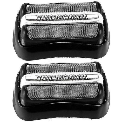 CREA Pièce de rasoir 32b pour Braun série 3, feuille et coupe de remplacement, 2 pièces