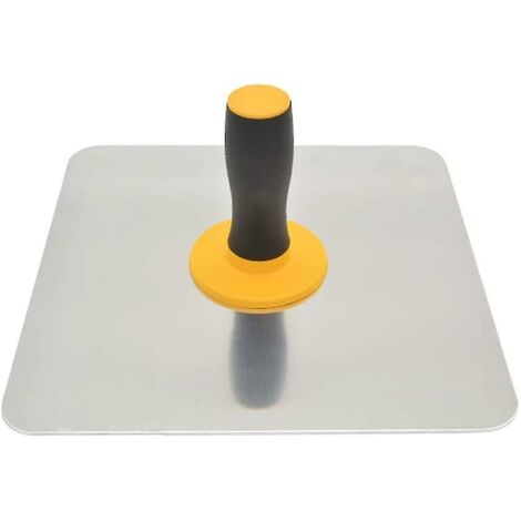 CREA Plaster Hawk Aluminium Plaster Mortar Board Holder With Handle, 300x300 Mm Plastering Hawk Plastering Tool